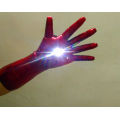 [Funny] 1:1 scale Iron Man LED Light Gloves Arm Figure Model Toy Infrared emission Glove Cosplay costume party child kids gift