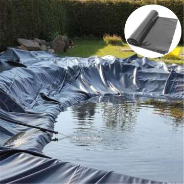 4x4m/5x5m/7x7m HDPE Rubber Fish Pond Liner Thicken Landscaping Waterproof Impermeable Membrane Pools Cover Pool Pond Liners