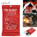 Free Shipping 1MX1M Fire Blanket Emergency Survival Fire Shelter Safety Protector Fire Extinguishers Tent