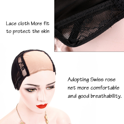 Adjustable Straps U Part Lace Frontal Wig Cap Supplier, Supply Various Adjustable Straps U Part Lace Frontal Wig Cap of High Quality
