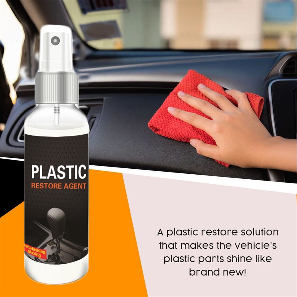 30ML Car Cleaner Refurbished Agent Dashboard Plastic Restorer Agent Auto Renovated Coating Paste Parts Retreading Agent