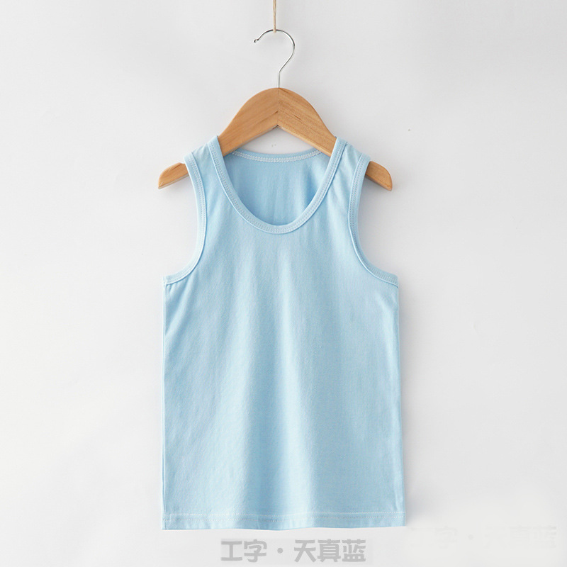 2020 summer baby camisole tanks boys sleeveless t shirt girls cami tops kids clothing