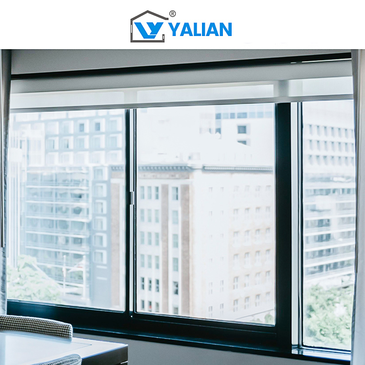 Aluminium Brown Color Sliding Window