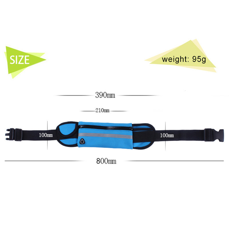 Universal 6 inch Waterproof Sport GYM Running Waist Belt Pack Phone holder Armband Bag For Huawei Mate 9