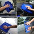 Home Wash Towel 25cm x 25cm Microfibre Cleaning Auto Car Detailing Soft Cloths Wash Towel Duster Blue promotion low price