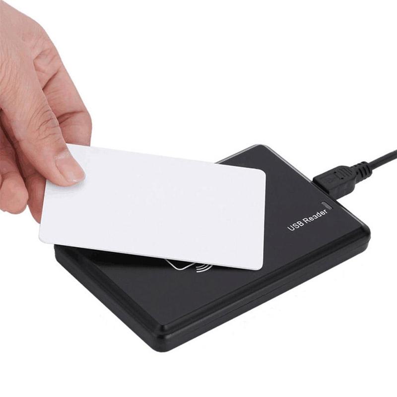 125 KHz RFID ID EM Card Reader Writer Copier with 5 EM4305 Key Tag + 1 T5577 Card for Access Control Home Safety