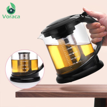 1800ml Heat Resistant Glass Teapot Large Capacity 1000ml Chinese Kung Fu Puer Oolong Tea Pot Set Infuser Filter Container Teapot