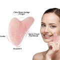 Natural Jade Gua Sha Stone Board Massage Rose Quartz Guasha Plate Face Massager Gouache Scraper Tool Facial Lift Wrinkle Remover