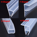 5M Silicone Rubber Window Sealing F U h Corner Shape Door Weather Strip Draft Stopper For Shower Room Acoustic Panel 6/8/10/12mm