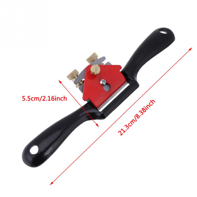 New 9" Adjustable Plane Spokeshave Woodworking Hand Planer Trimming Tools Wood Hand Cutting Edge Chisel Tool with Screw