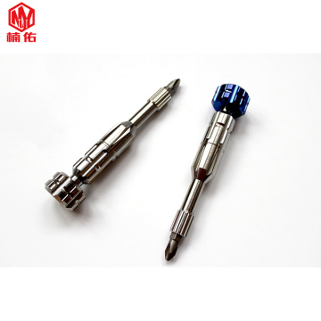 Titanium Alloy Screwdriver EDC Outdoor Pocket Tool Portable Gadget Cross Bit Screwdriver To Dismantle Home Riding Equipment