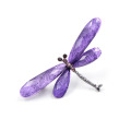 Cindy xiang colorful resin dragonfly brooches for women vintage elegant insect brooch pins new year gift winter coat jewelry