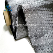Black customized 3k carbon fiber jacquard fabric