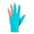 1pc Billiards Three Finger Gloves Lycra Anti Skid Snooker Glove Pool Left Hand Embroidery Gloves Accessory For Unisex