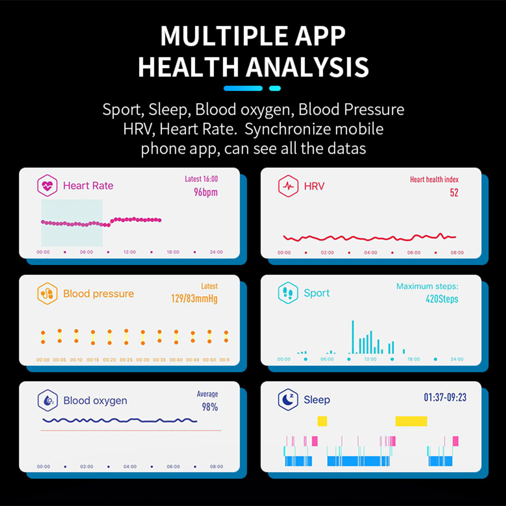 Smart Bracelet Sport Band With ECG Activity Tracker Blood Pressure Heart Rate HRV Sleep Monitoring PK Band 4