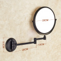 Bathroom Accessories Makeup Mirror Bath Mirror Antique Bronze Wall Mounted Magnifier Bathroom Mirrors Bathroom Hardware-80290