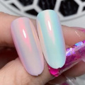 1 Box Pearl Nail Glitter Powder Neon Shimmer Mirror Mermaid Dipping White Purple Nail Chrome Pigment Dust Polish Decor GLB01-07