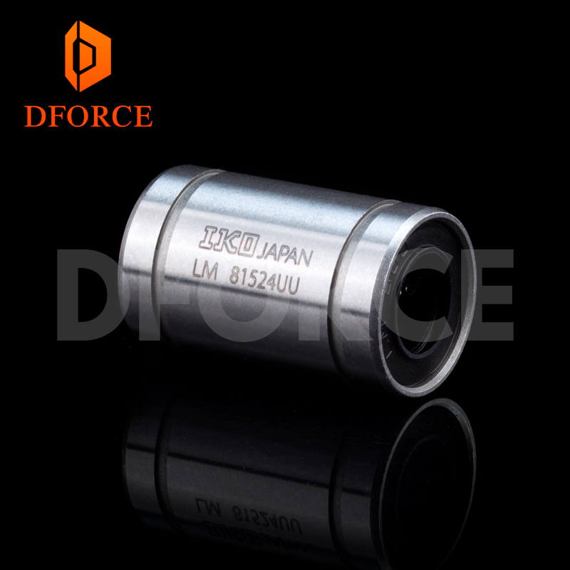 DFORCE genuine IKO LM8UU Long Rod Shaft 8X15X24MM 3d printer linear bearing For Reprap Anet A8 Prusa I3 3d Printer