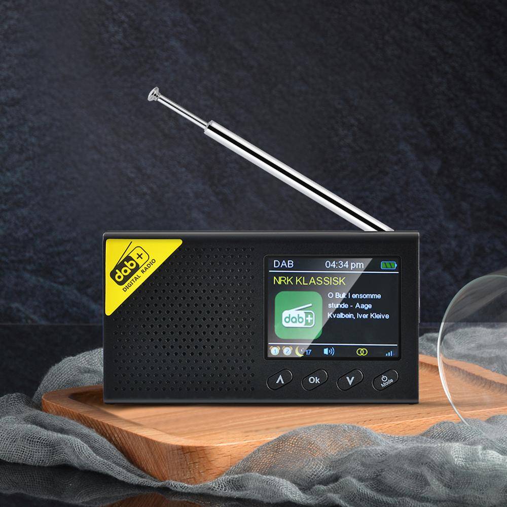 Brand New and High Quality Portable Bluetooth Digital Radio DAB/DAB+ and FM Receiver Rechargeable Lightweight Home Radio
