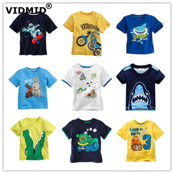 VIDMID baby boys t-shirt short sleeve clothing kids boys t-shirts fashion cotton cars tops tees t-shirts children's clothes