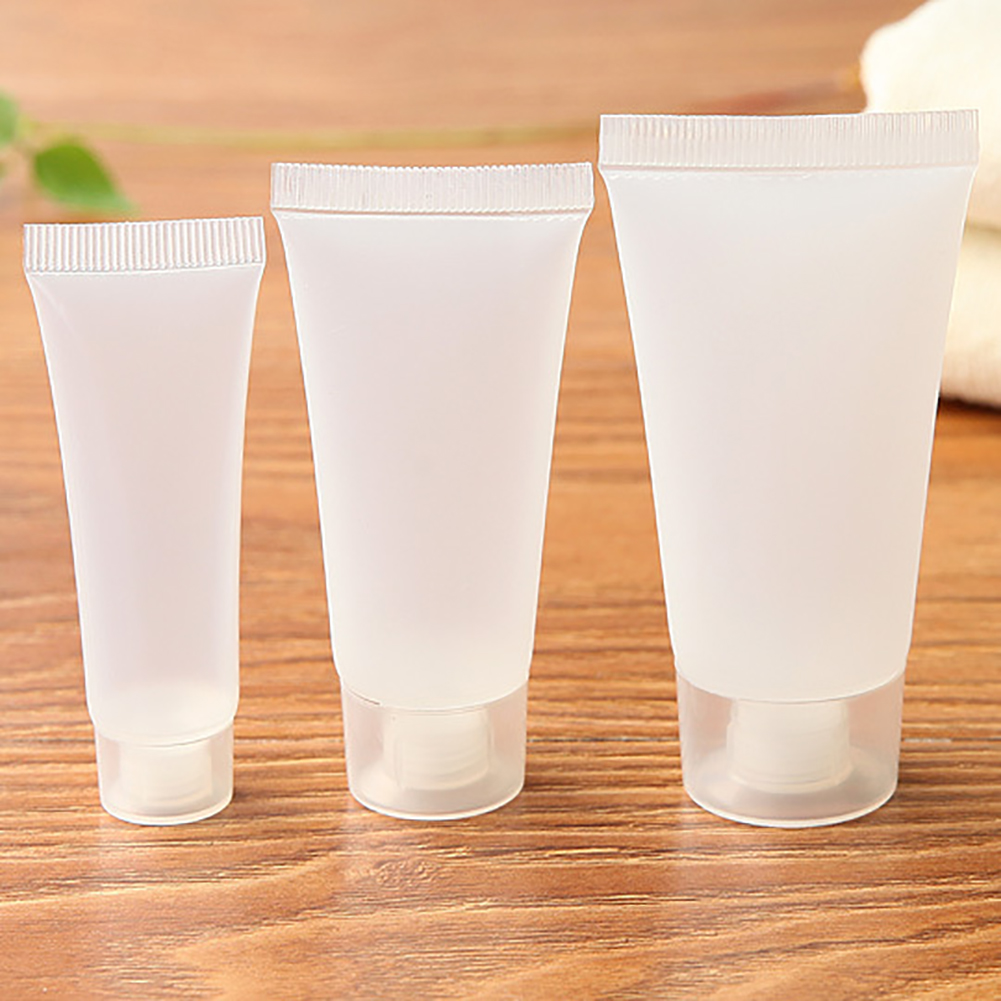 30/50ml Transparent Empty Cosmetics Hand Cream Lotion Squeeze Travel Bottle