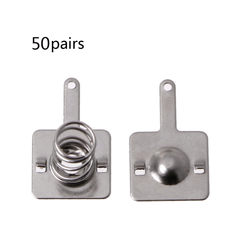2019 New 50 Pairs Metal Battery Spring Plate Set for AA AAA Positive Negative Contact Electrical Equipment