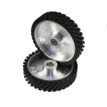 250*50mm Serrated Belt Grinder Contact wheel Rubber Wheel for Abrasive Sanding Belt