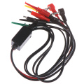 Test Lead Cable Kit Alligator Clips Banana Plug Connection Port Power Supply