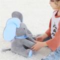 Elephant Electric Toy Ears Move Music Baby Animal Hide And Seek Cat Soothing Doll Elephant Dog Rabbit Plush Toy