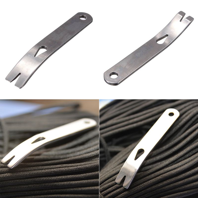 EDC gear Stainless steel mini crowbar prybar multipurpose pry bar pocket tool camp gadget outdoor utility multi