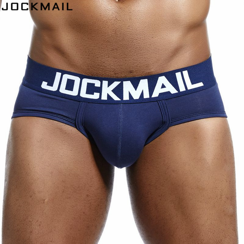 JOCKMAIL Brand Mens Underwear briefs Sexy cuecas calzoncillos hombre slip Gay Sleepwear Breathable Cotton Male Panties shorts