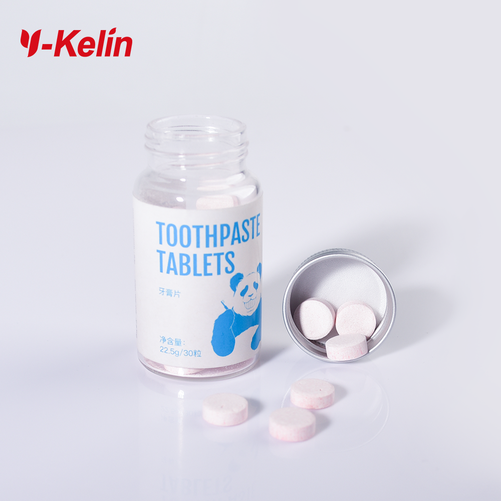 Y-kelin 2020 New Toothpaste Tablets teeth whitening charcoal toothpaste remove smoke stains bad breath fresh mouthwash