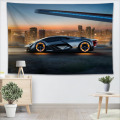 Custom Cool Automotive Car Wall Hanging Tapestry Sheets Home Decorative Tapestries Beach Towel Blanket Cloth Wall Tapestry