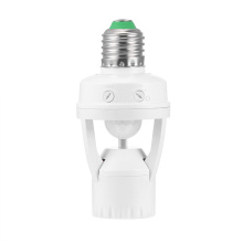 High Sensitivity PIR Motion Sensor E27 LED lamp Base Holder 110V - 220V With light Control Switch Infrared Induction Bulb Socket