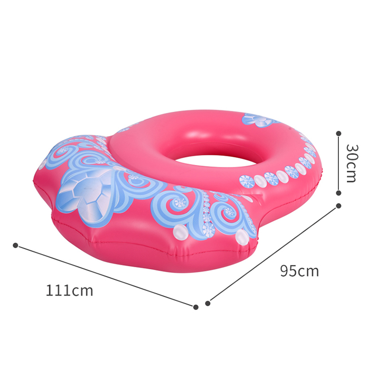 Princess Pink Inflatable Diamond Ring Pool Float Inflatable Lounge Girl Outdoor Swim Tube Ring For Adult Kid 1