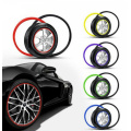 8 Meters Car Wheel Rim tire Sticker Wheel Decoration Auto Tire Plated Strip Protection tire Decoration strap Car Accessories