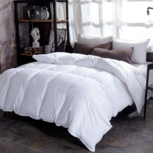 100% Goose Down Duvet quilted perfect comfort Quilt king queen full size Comforter Winter Thick Blanket Solid Color