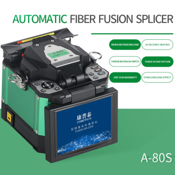 A-80S Green Automatic Fusion Splicer Machine Fiber Optic Fusion Splicer Fiber Optic Splicing Machine Optical Welding Machine