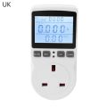 Digital Power Meter Socket EU/US/UK Plug Energy Meter Current Voltage Watt Electricity Cost Measuring Monitor Power Analyzer Ele