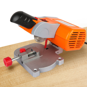 Table Cutting Machine Bench Mini Cut-off 0-45 Miter Saw Steel Blade 3/8