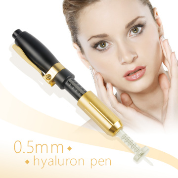 Hyaluronic Pen Gun Massage Atomizer Pen Injection Kit Anti Wrinkle Lip Filler Lip Lifting With 0.5ML Ampoule Head Hyaluron Gun