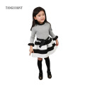 TANGUOANT Baby Girls Dress Cute Princess Dresses Party Stripe Toddler long Sleeve Kid Costume Baby Girls Clothing