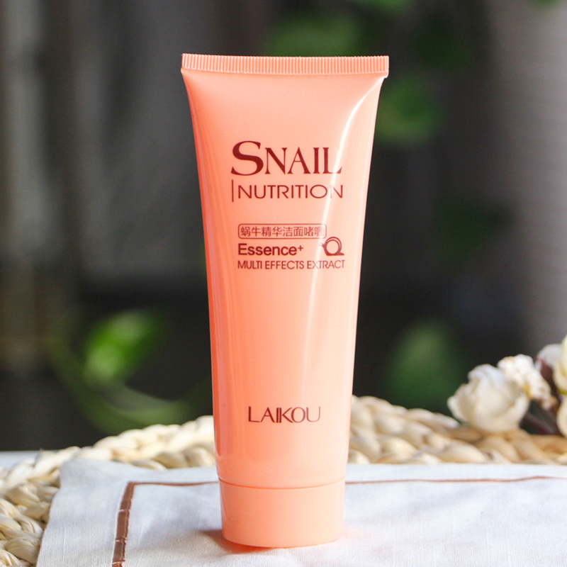 LAIKOU Snail Facial Cleanser Facial Cleansing Rich Foaming Organic Natural Gel Daily Face Washing Products Deep Clean Skin Care