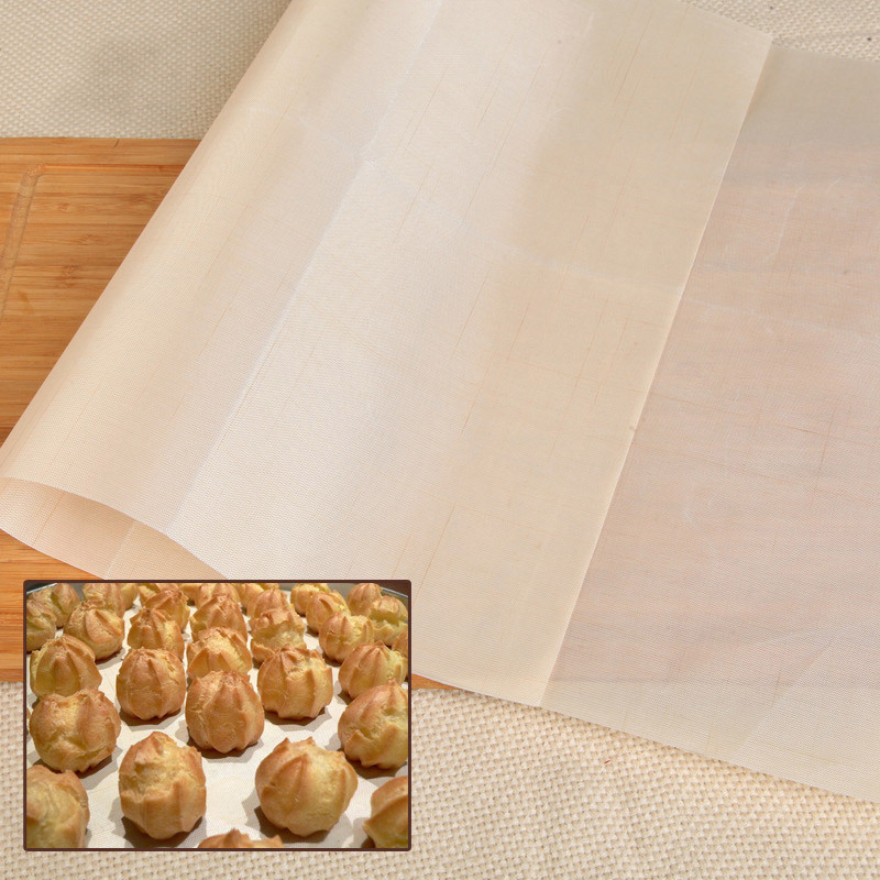 Fiberglass Cloth Baking Tools High Temperature Thick Oven Resistant Bake Oilcloth Pad Cooking Paper Mat Kitchen