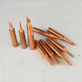 10pcs/Set 900M-T Electric Soldering Tip Pure Copper Iron Head Series Welding Tool Tool Kits