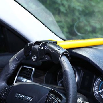 1 PCS Universal Anti-Theft Car Auto Security Rotary Steering Wheel Lock