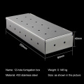 Outdoor BBQ Products Stainless Steel Smoker BOX BBQ Stainless Steel Smoke Box BBQ Accessories Mini Wood Chip Smoking Box