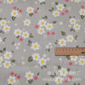 160x50cm Pastoral Flower Gray Orange Twill Cotton Sewing Fabric Making Bedding Handmade Pajamas Cloth