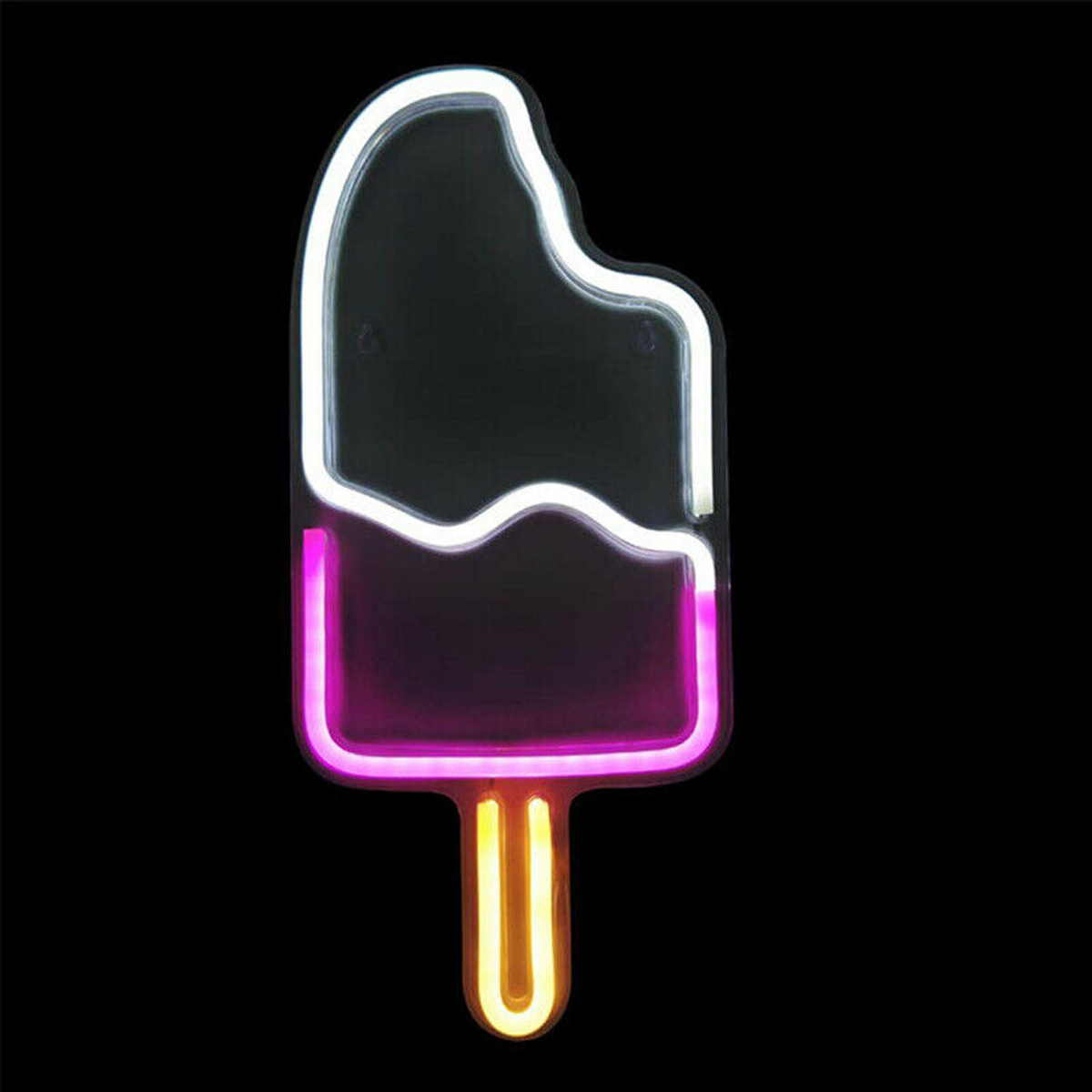 Ice Cream LED Neon Sign Light Christmas Tree Neon Bulbs for Home Party Bedroom Beer Bar Wall Decoration Neon Lamp Christmas Gift