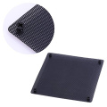 120 mm PVC Dust Filter Computer Fan Filter Cooler Black Dustproof Case Computer Fan Cover Mesh 10 Packs with 40 Pieces of Screws